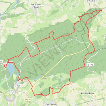 Itinéraire Sillé-le-Guillaume, distance, dénivelé, altitude, carte, profil, trace GPS