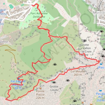 Itinéraire Massif de Marseilleveyre, distance, dénivelé, altitude, carte, profil, trace GPS