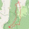 Itinéraire Les echelles de Cinglegros, distance, dénivelé, altitude, carte, profil, trace GPS