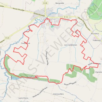 Itinéraire Le tour des vaillants, distance, dénivelé, altitude, carte, profil, trace GPS