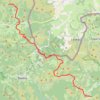 Itinéraire Kaule-Esquisaroi, distance, dénivelé, altitude, carte, profil, trace GPS