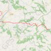 Itinéraire SE38-Triacastela-Sarria, distance, dénivelé, altitude, carte, profil, trace GPS