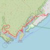 Itinéraire Cassis - Calanque d'En Vau, distance, dénivelé, altitude, carte, profil, trace GPS