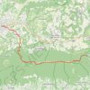 Itinéraire Chemin de la Sainte Baume. 14ème tronçon, de Apt à Vitrolles en Lubéron, distance, dénivelé, altitude, carte, profil, trace GPS