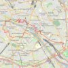 Itinéraire Randonnée à Paris - De la Porte de Charenton à Saint-Germain, distance, dénivelé, altitude, carte, profil, trace GPS