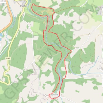 Itinéraire Les Combes de la Cazine - Colondannes, distance, dénivelé, altitude, carte, profil, trace GPS