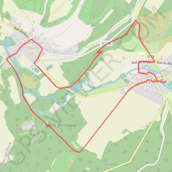 Itinéraire Circuit P.A Renoir (Les chemins de Renoir), distance, dénivelé, altitude, carte, profil, trace GPS
