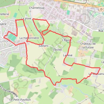 Itinéraire Le circuit des vignes aux portes du Mans, distance, dénivelé, altitude, carte, profil, trace GPS