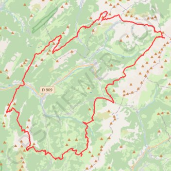 Itinéraire GRP Massif de Tournette-Aravis, distance, dénivelé, altitude, carte, profil, trace GPS