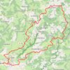 Itinéraire Montbron Rand'Aupy 2019 43kms, distance, dénivelé, altitude, carte, profil, trace GPS