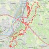 Itinéraire Tracé, distance, dénivelé, altitude, carte, profil, trace GPS