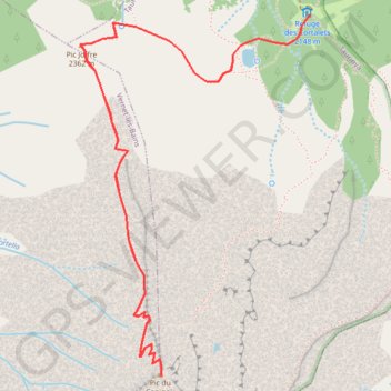 Itinéraire Pic du Canigou depuis le refuge des Cortalets, distance, dénivelé, altitude, carte, profil, trace GPS