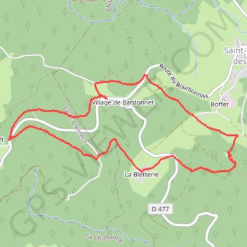 Itinéraire Pierre Châtel et Allée des Géants, distance, dénivelé, altitude, carte, profil, trace GPS