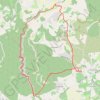 Itinéraire Joucas-Moulins de Véroncle, distance, dénivelé, altitude, carte, profil, trace GPS