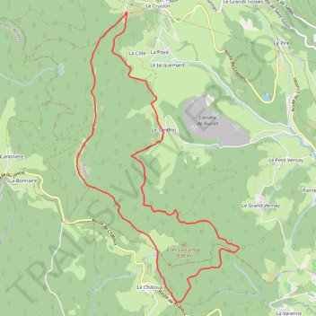 Itinéraire vvwln, distance, dénivelé, altitude, carte, profil, trace GPS