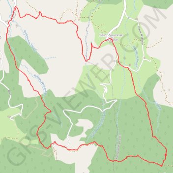 Itinéraire Aubenasson, Saint Sauveur, Les Mouyons, distance, dénivelé, altitude, carte, profil, trace GPS