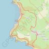 Itinéraire Le nez de Jobourg, distance, dénivelé, altitude, carte, profil, trace GPS