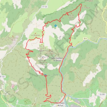 Itinéraire Saint Guilhem le Désert guidé par Jean Patrick - 4693 - UtagawaVTT.com, distance, dénivelé, altitude, carte, profil, trace GPS