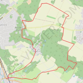 Itinéraire Herbeville, distance, dénivelé, altitude, carte, profil, trace GPS