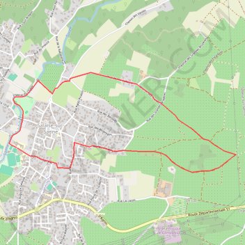 Itinéraire Salaise-sur-Sanne, distance, dénivelé, altitude, carte, profil, trace GPS