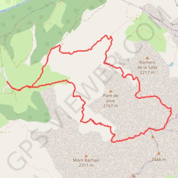 Itinéraire Trou de la Mouche, distance, dénivelé, altitude, carte, profil, trace GPS