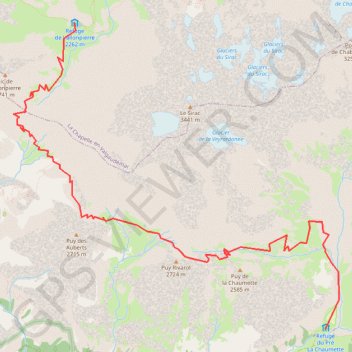 Itinéraire Tour du vieux chaillol - Etape 2, distance, dénivelé, altitude, carte, profil, trace GPS