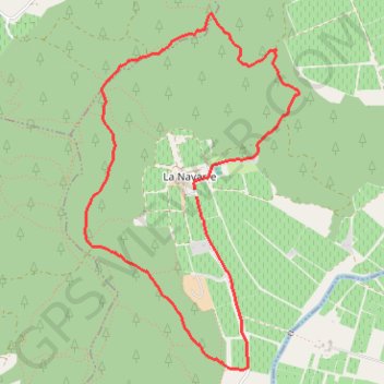Itinéraire Domaine de La Navarre - La Crau - 83, distance, dénivelé, altitude, carte, profil, trace GPS