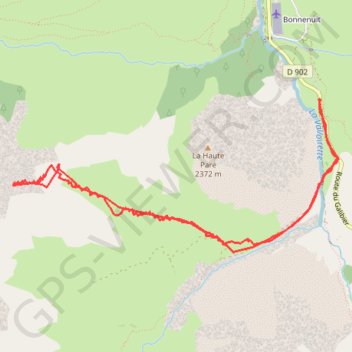 Itinéraire Crete argentiere, distance, dénivelé, altitude, carte, profil, trace GPS