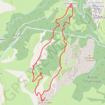 Itinéraire Pointe de la Fenêtre, distance, dénivelé, altitude, carte, profil, trace GPS