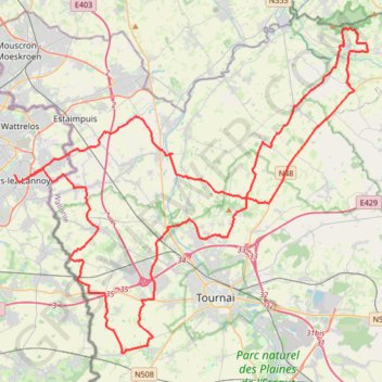 Itinéraire La Patricia Brevet - Lys-les-Lannoy, distance, dénivelé, altitude, carte, profil, trace GPS