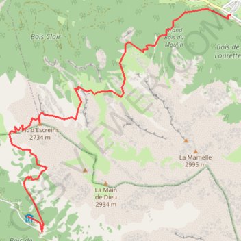 Itinéraire Track no: 1 Etape 1, distance, dénivelé, altitude, carte, profil, trace GPS