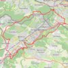 Itinéraire En passant par le jardin franco-allemand, distance, dénivelé, altitude, carte, profil, trace GPS