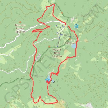 Itinéraire L'Auberge du Rouge Gazon, distance, dénivelé, altitude, carte, profil, trace GPS