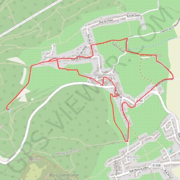 Itinéraire Randonnée au Pays de la Noix - Norroy-le-Veneur, distance, dénivelé, altitude, carte, profil, trace GPS