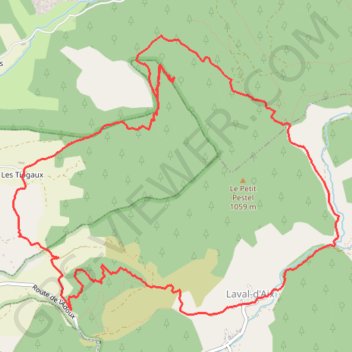 Itinéraire Rando pédestre dans le Diois, distance, dénivelé, altitude, carte, profil, trace GPS