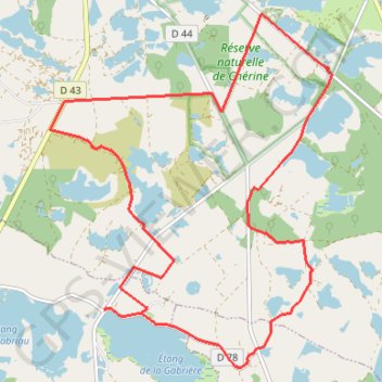 Itinéraire Entre les étangs et le canal des cinq bondes - Saint-Michel-en-Brenne, distance, dénivelé, altitude, carte, profil, trace GPS