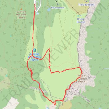 Itinéraire Tracé n°1, distance, dénivelé, altitude, carte, profil, trace GPS