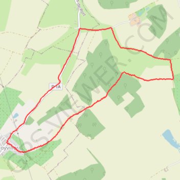 Itinéraire Randonnée de Coyviller vers Rosières-aux-Salines, distance, dénivelé, altitude, carte, profil, trace GPS
