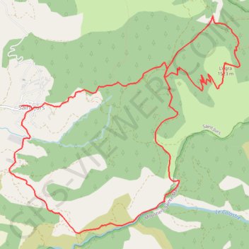 Itinéraire Sommet de l'Agra, distance, dénivelé, altitude, carte, profil, trace GPS