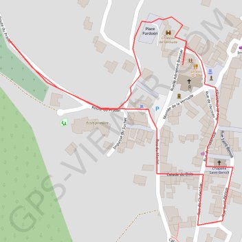 Itinéraire Visite de Chassiers, distance, dénivelé, altitude, carte, profil, trace GPS