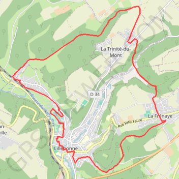 Itinéraire Les Chemins du Textile, distance, dénivelé, altitude, carte, profil, trace GPS
