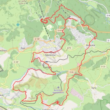 Itinéraire Rouge, distance, dénivelé, altitude, carte, profil, trace GPS