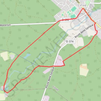 Itinéraire Circuit du Moulin de Binaou, distance, dénivelé, altitude, carte, profil, trace GPS