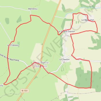 Itinéraire Circuit de Saint-Pierre-du-Mont, distance, dénivelé, altitude, carte, profil, trace GPS