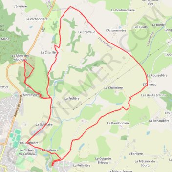 Itinéraire sentier des crêtes, distance, dénivelé, altitude, carte, profil, trace GPS