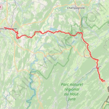 Itinéraire Les Rousses Lons-21507184, distance, dénivelé, altitude, carte, profil, trace GPS