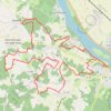 Itinéraire VTT - Gennes, distance, dénivelé, altitude, carte, profil, trace GPS