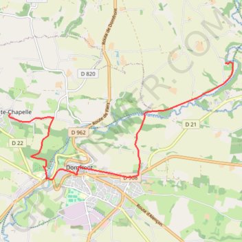 Itinéraire Chemin de Saint Michel (voie de Paris) etape 12, distance, dénivelé, altitude, carte, profil, trace GPS