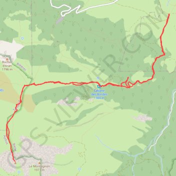 Itinéraire Trekking_2022-06-12T08_24_28[1], distance, dénivelé, altitude, carte, profil, trace GPS
