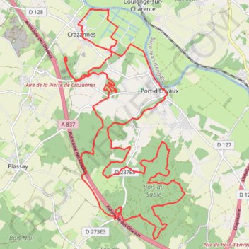 Itinéraire 20180610_090505.gpx, distance, dénivelé, altitude, carte, profil, trace GPS